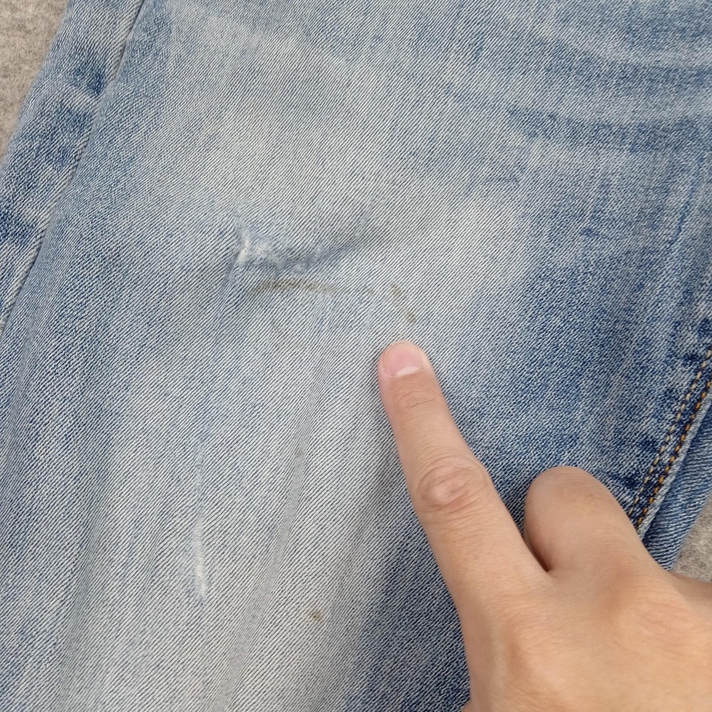 Denizen‎ From Levis Jeans Mens 29x32 Light Wash 216 Slim Straight Distressed - Picture 2 of 10